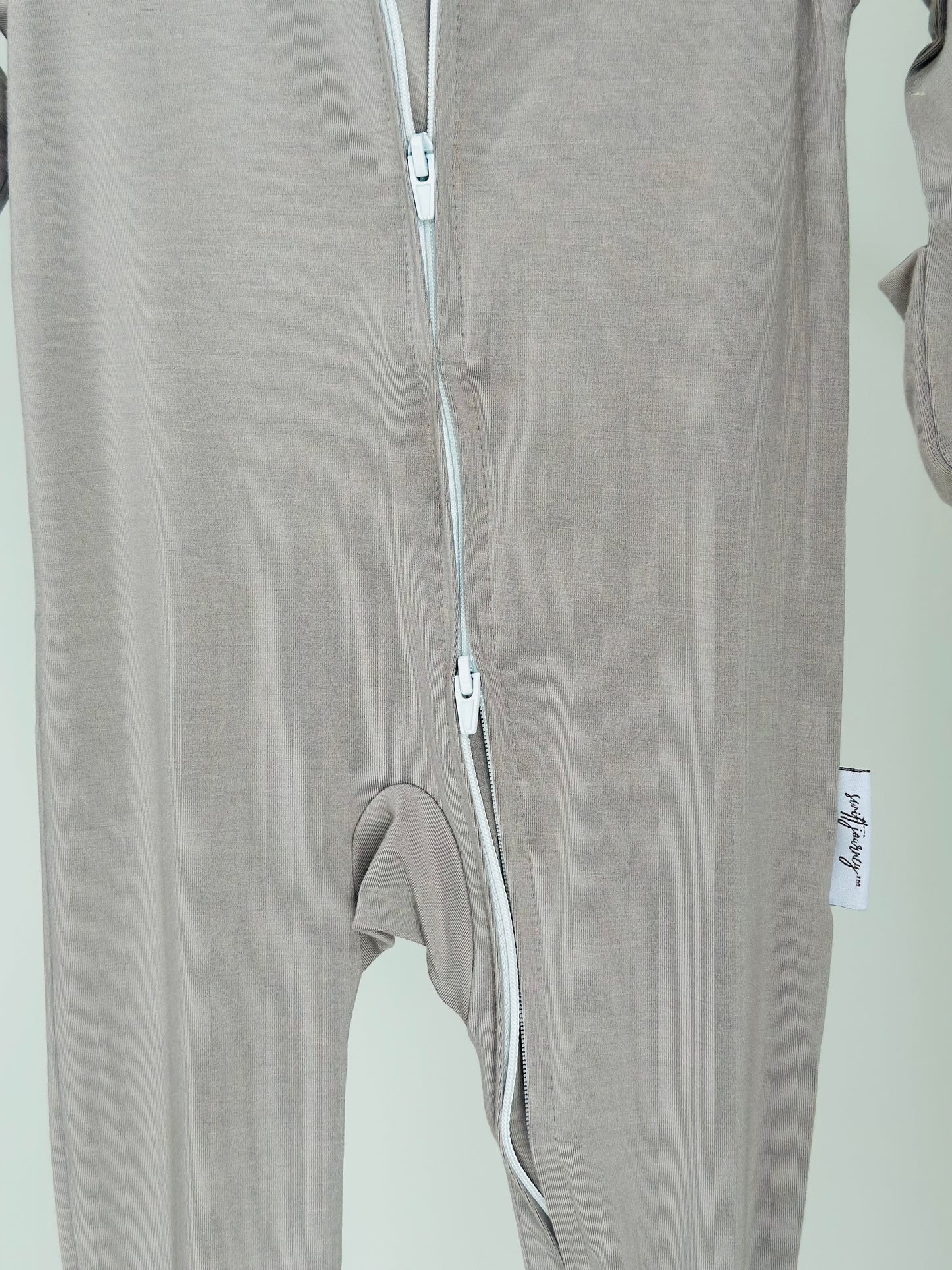 Bamboo Zippered Footie Romper